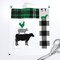Wholecloth Farm Tractor Green Black Woodgrain Plaid Custom Printed Fabric by Spoonflower Various Fabrics by the Yard or Fat Quarter